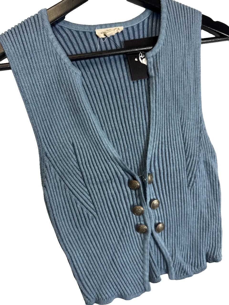 Tank Top silence + noise Blue