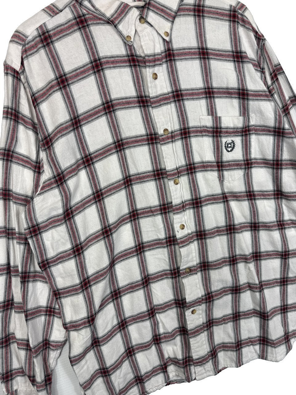 Chaps Plaid Button Up Shirt