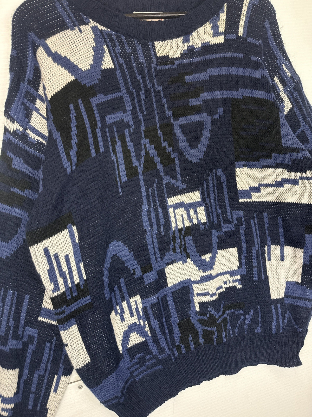 1990s Perspective Graphic Sweater
