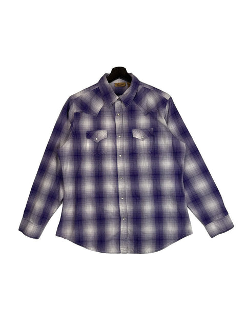 Wrangler Plaid Button Up Shirt