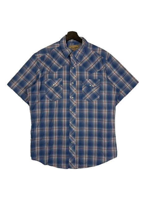 Wrangler Plaid Button Up Shirt