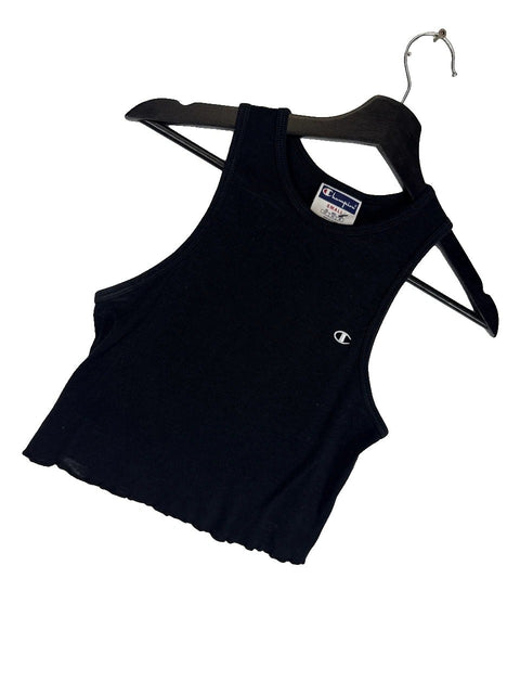Tank Top Champion Black Early 2000s