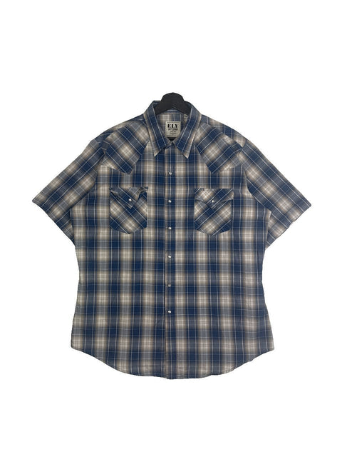 Ely Cattleman Plaid Button Up Shirt