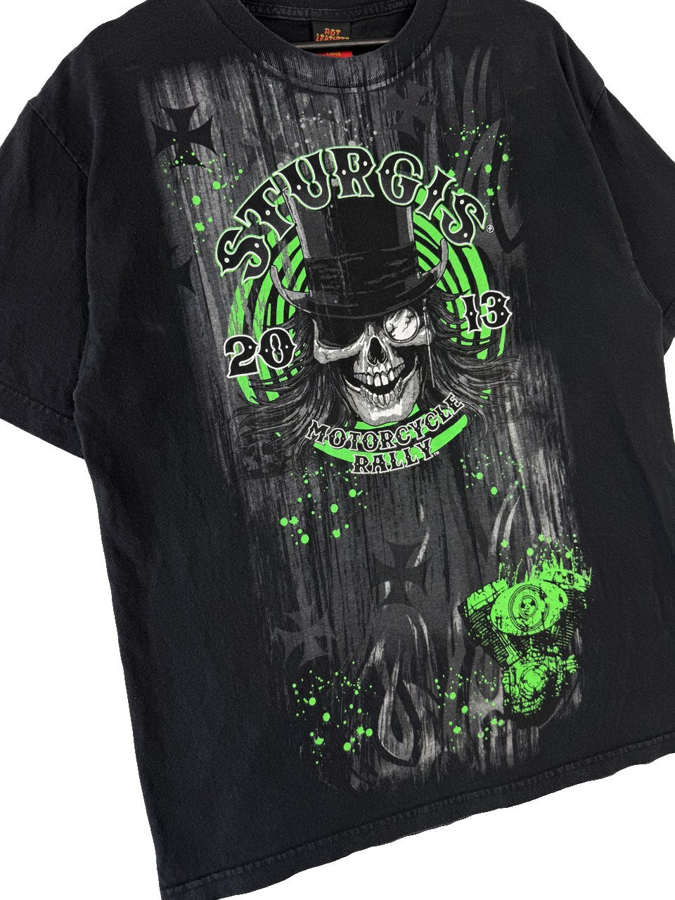 2010s Hot Leathers Biker T-Shirt