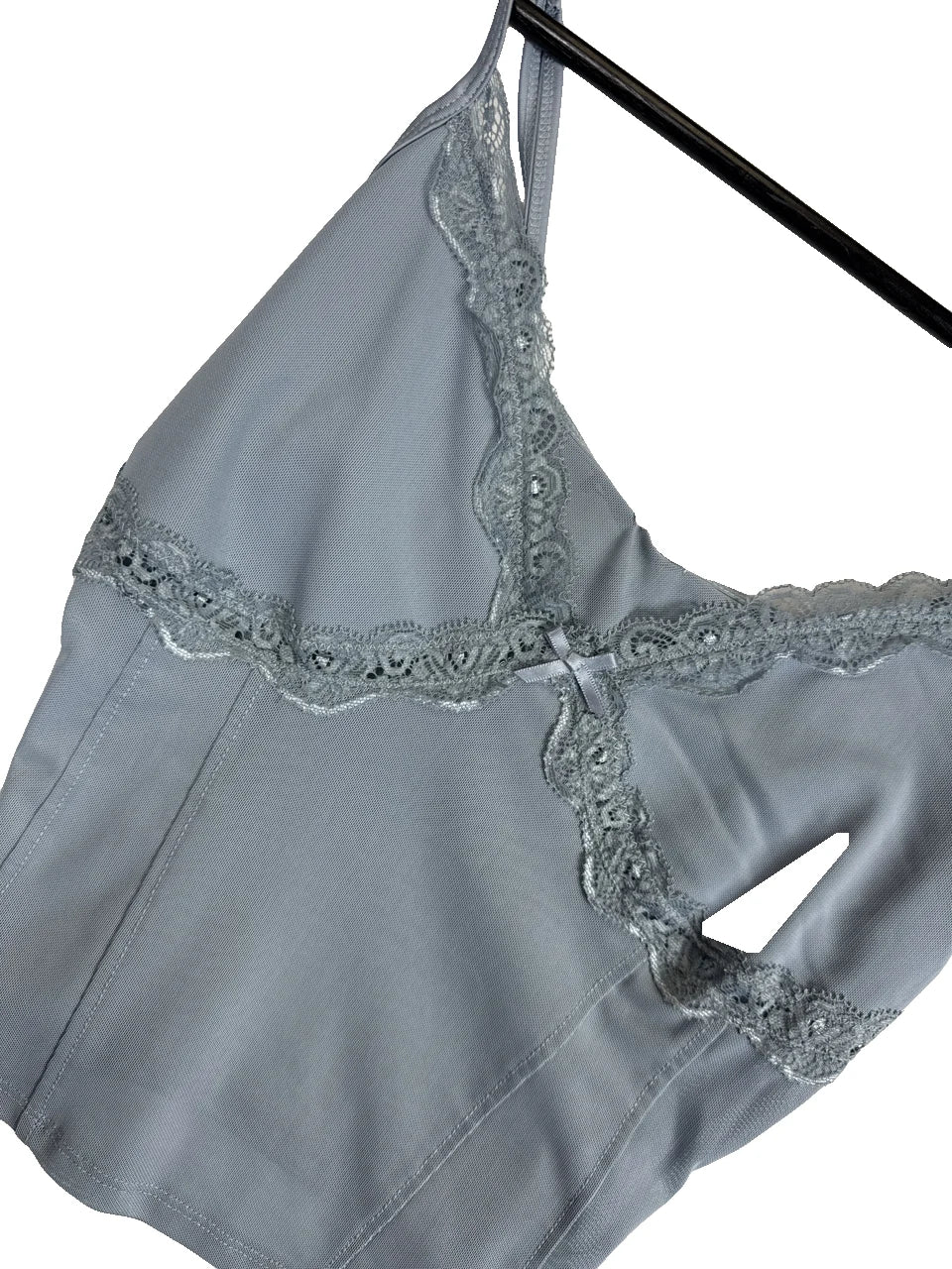 Crop Top Garage Blue