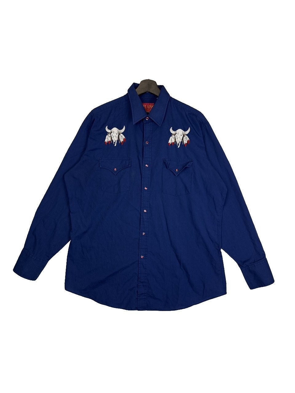 1980s Plains Western Button Up Shirt