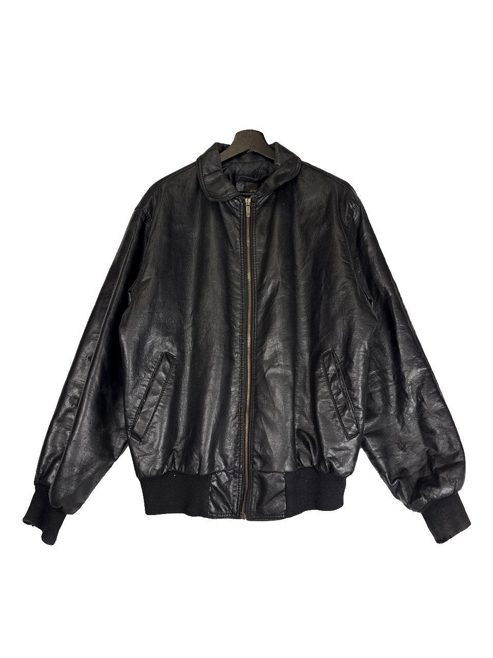 Leather Bomber Jacket