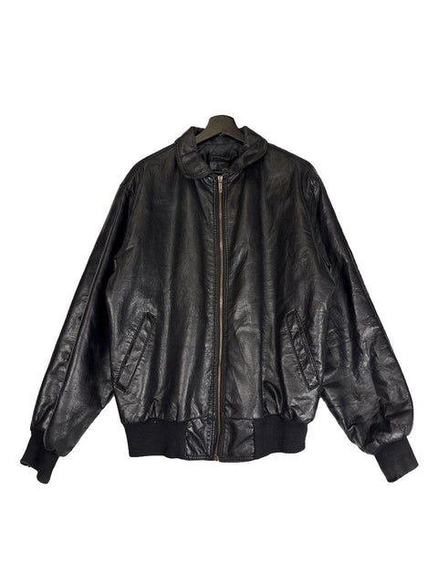 Leather Bomber Jacket