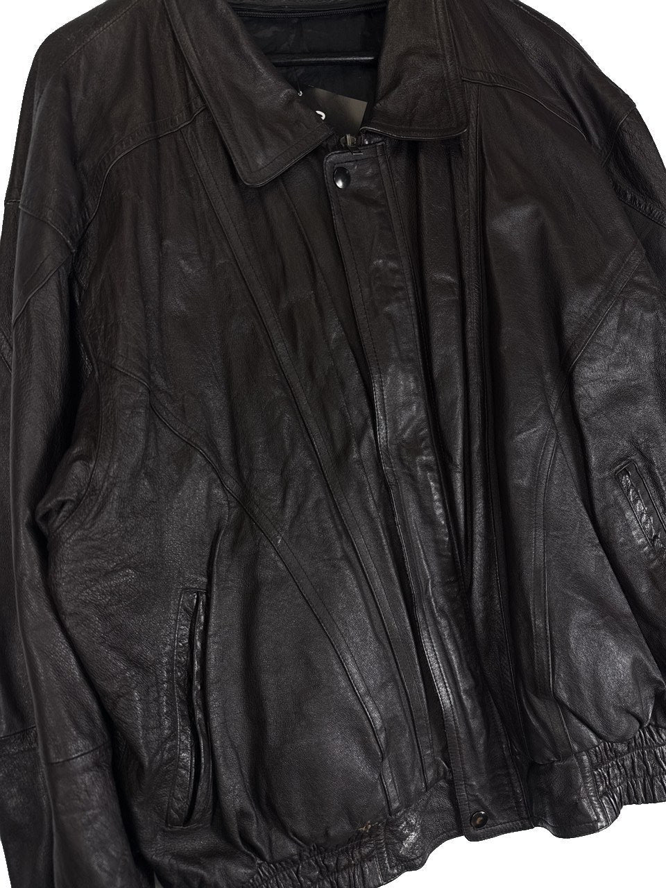 1990s Leather Bomber Jacket