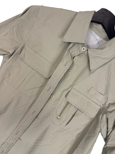Button Up Shirt Khaki