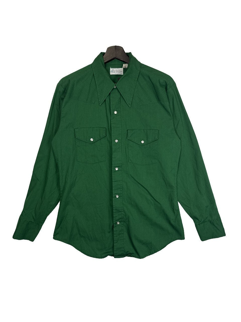 1970s Green Button Up Shirt