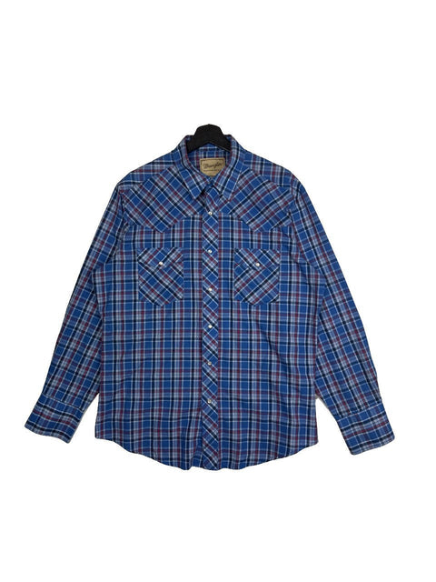 Wrangler Plaid Button Up Shirt