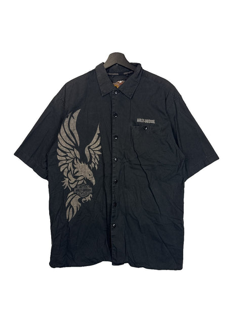 Vintage Harley Davidson Button Up Shirt