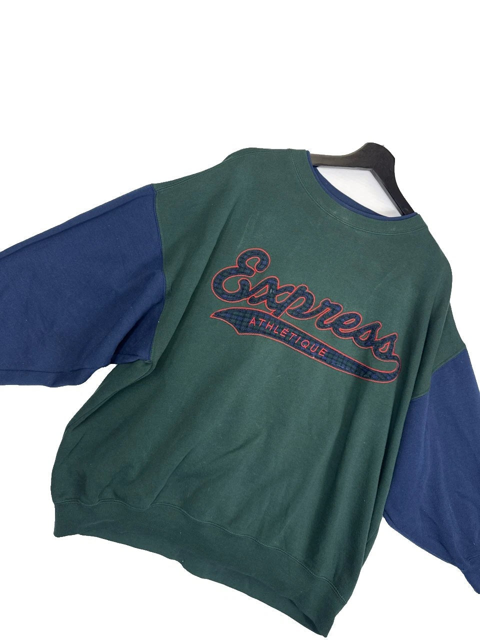 Sweatshirt Express Forest Green 1990s