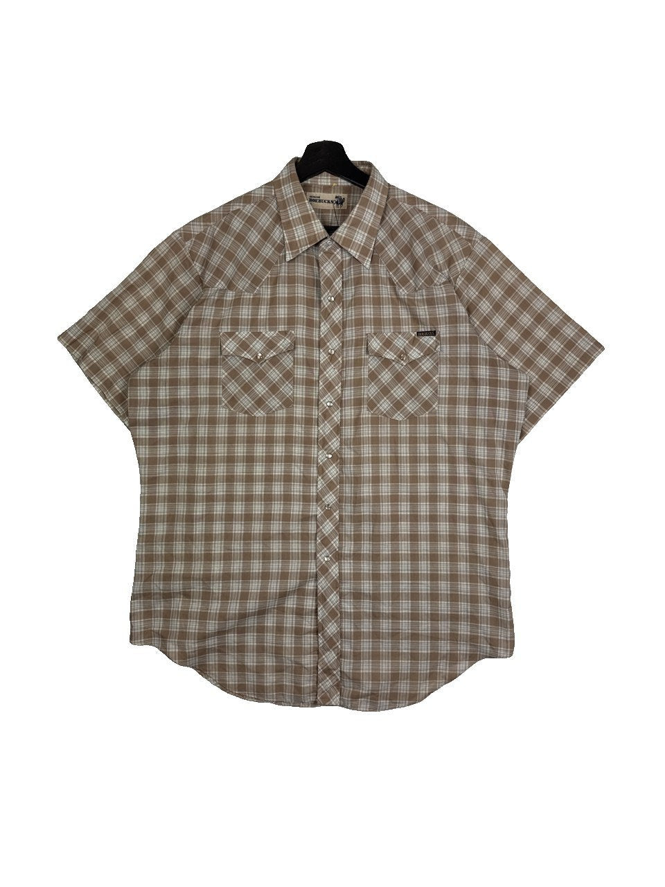 1970s Roebucks Plaid Button Up