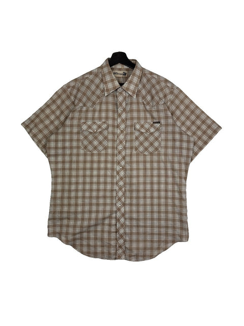 1970s Roebucks Plaid Button Up
