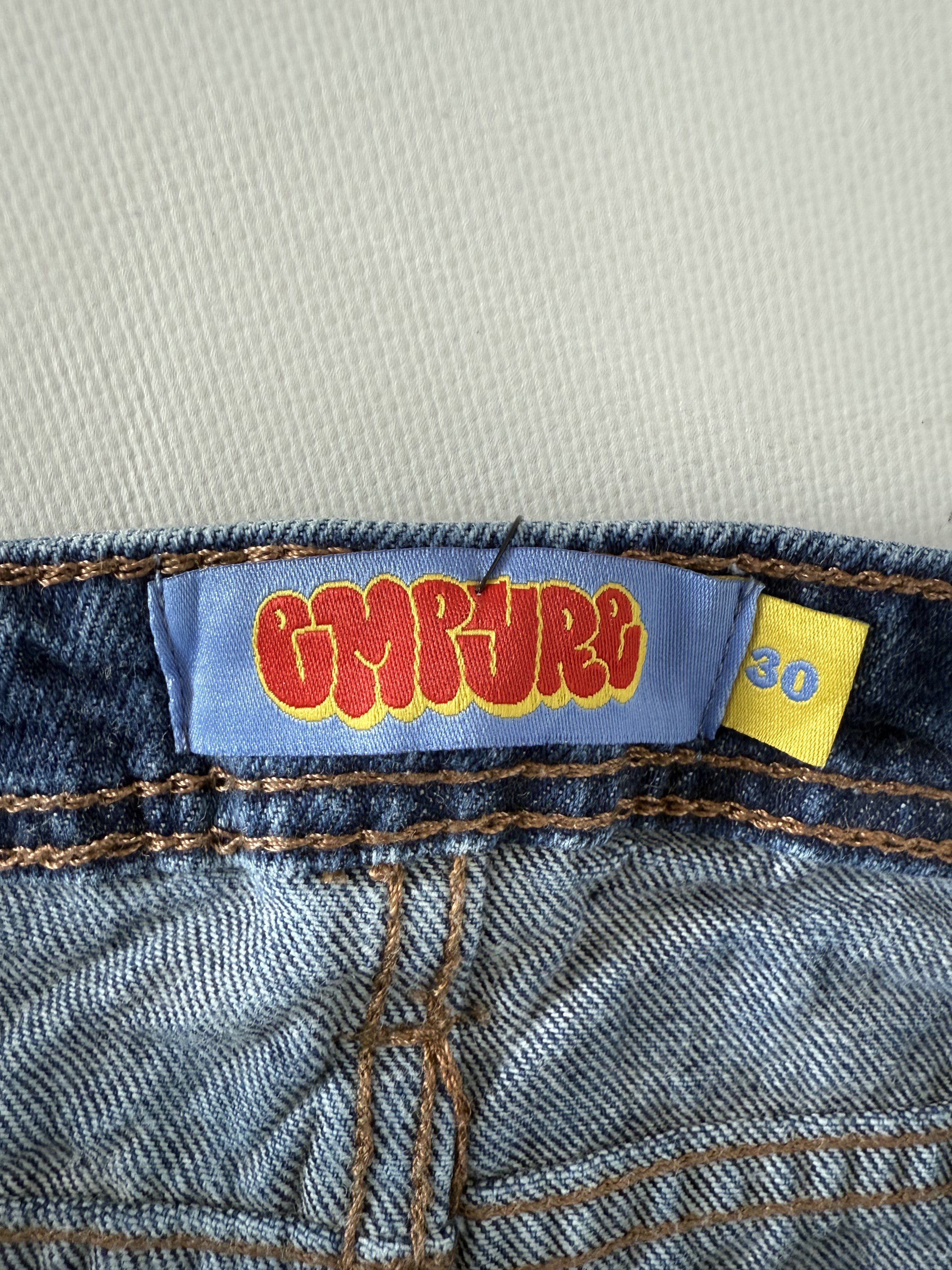 Y2K GMP URG Denim Shorts