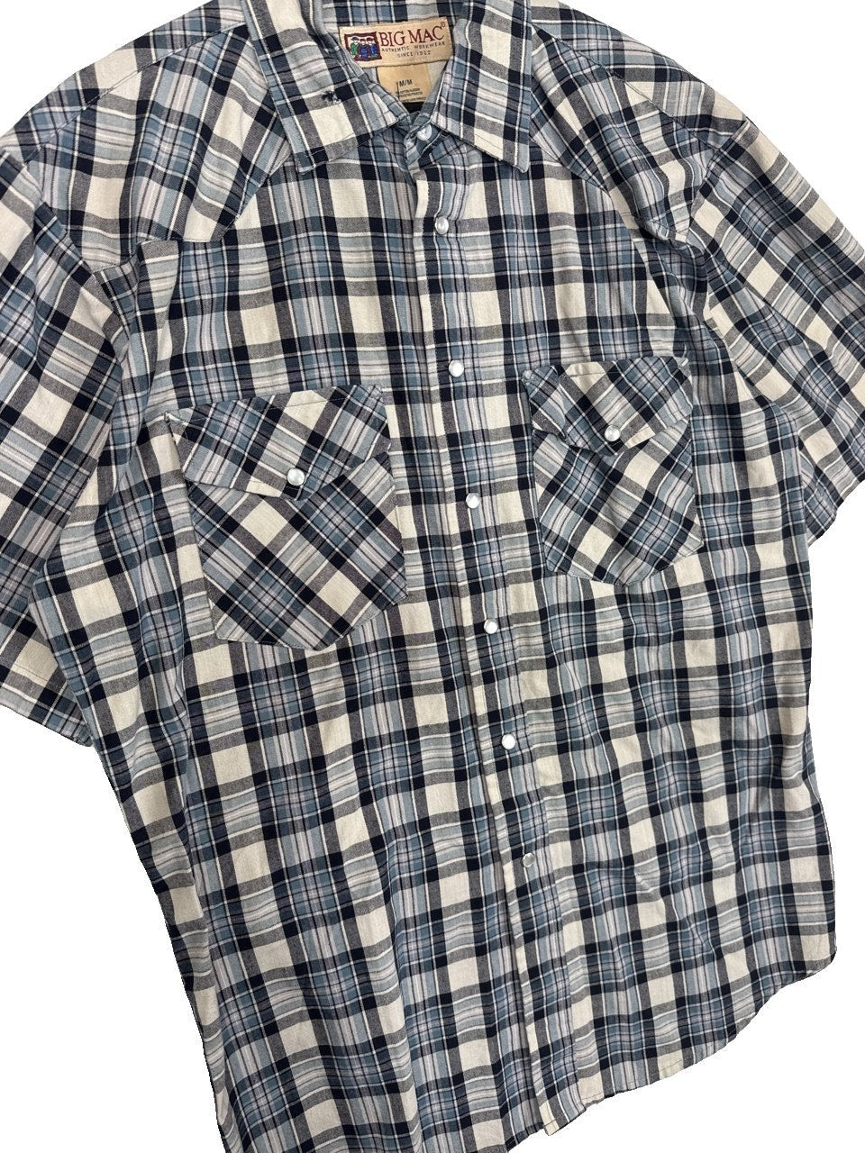 Big Mac Plaid Button Up Shirt