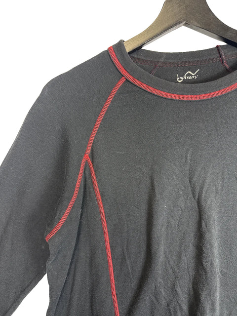 Long Sleeve Tee Wattsons Black Early 2000s