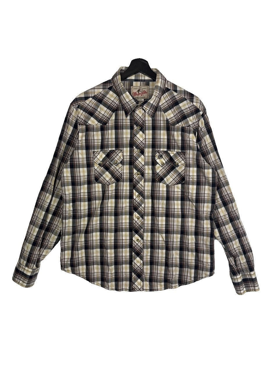 Wrangler Plaid Button Up Shirt