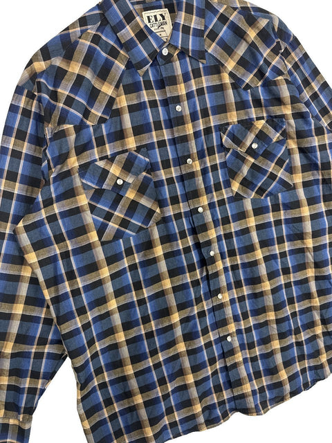 FLY CATTLEMAN Plaid Shirt