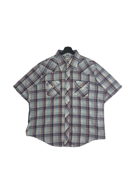 Nova Plaid Button-Up Shirt