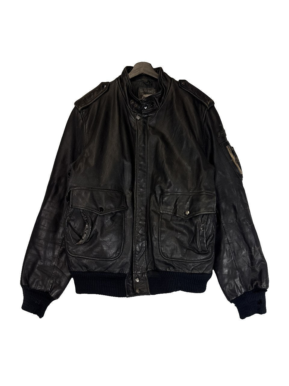 1990s Leather Bomber Jacket