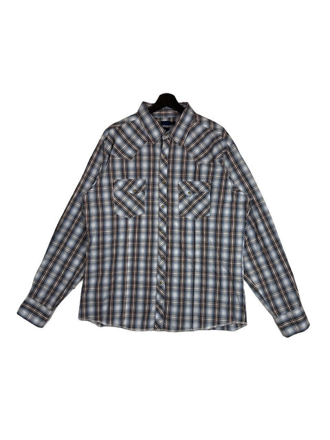 Wrangler Plaid Button Up Shirt