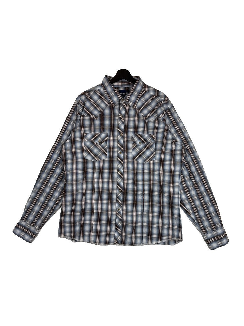 Wrangler Plaid Button Up Shirt