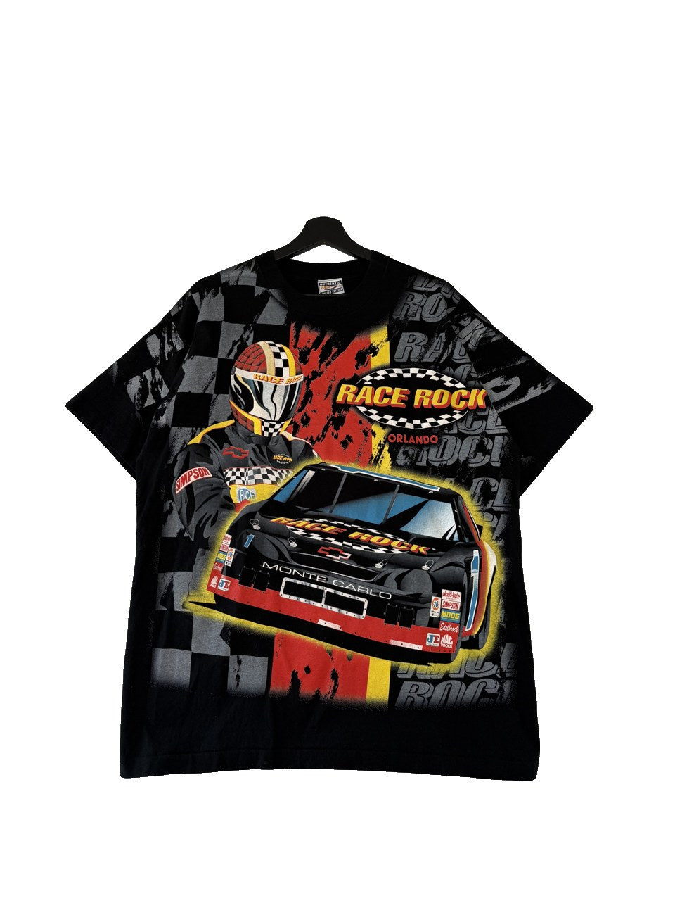 Y2K Race Rock Graphic T-Shirt