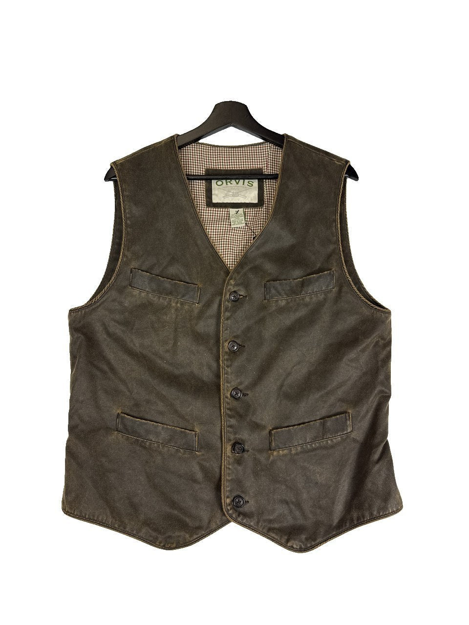 Vintage Orvis Waxed Vest
