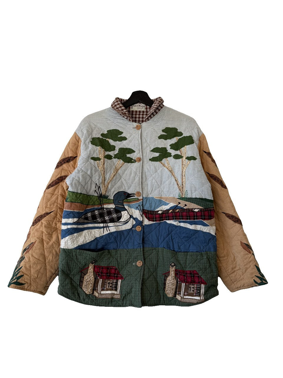 Vintage Patch Magic Quilted Coat