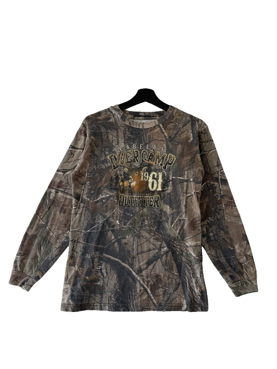 2010s Cabela's Camo Long Sleeve Tee