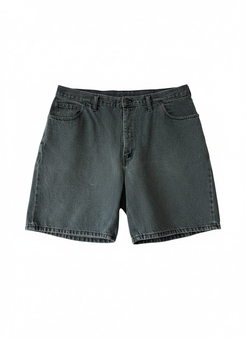 Y2K Green Denim Shorts