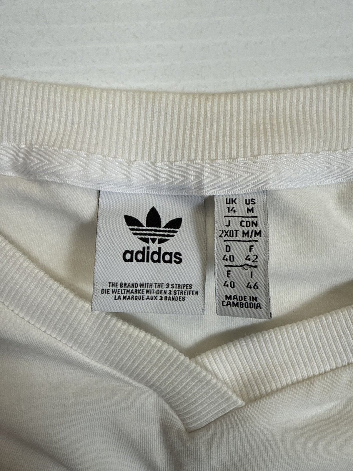 Crop Top Adidas White