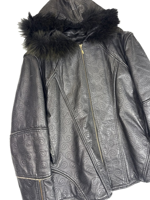 Che-Bella Leather Jacket 3XL