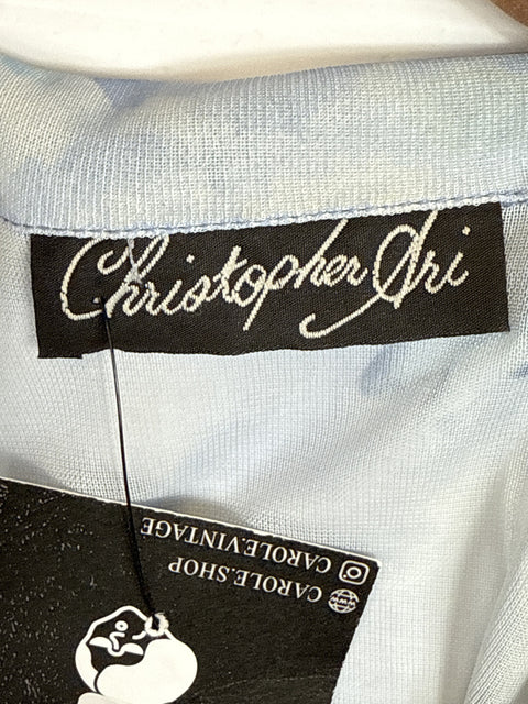 Button Up Shirt Christopher Jri Light Blue