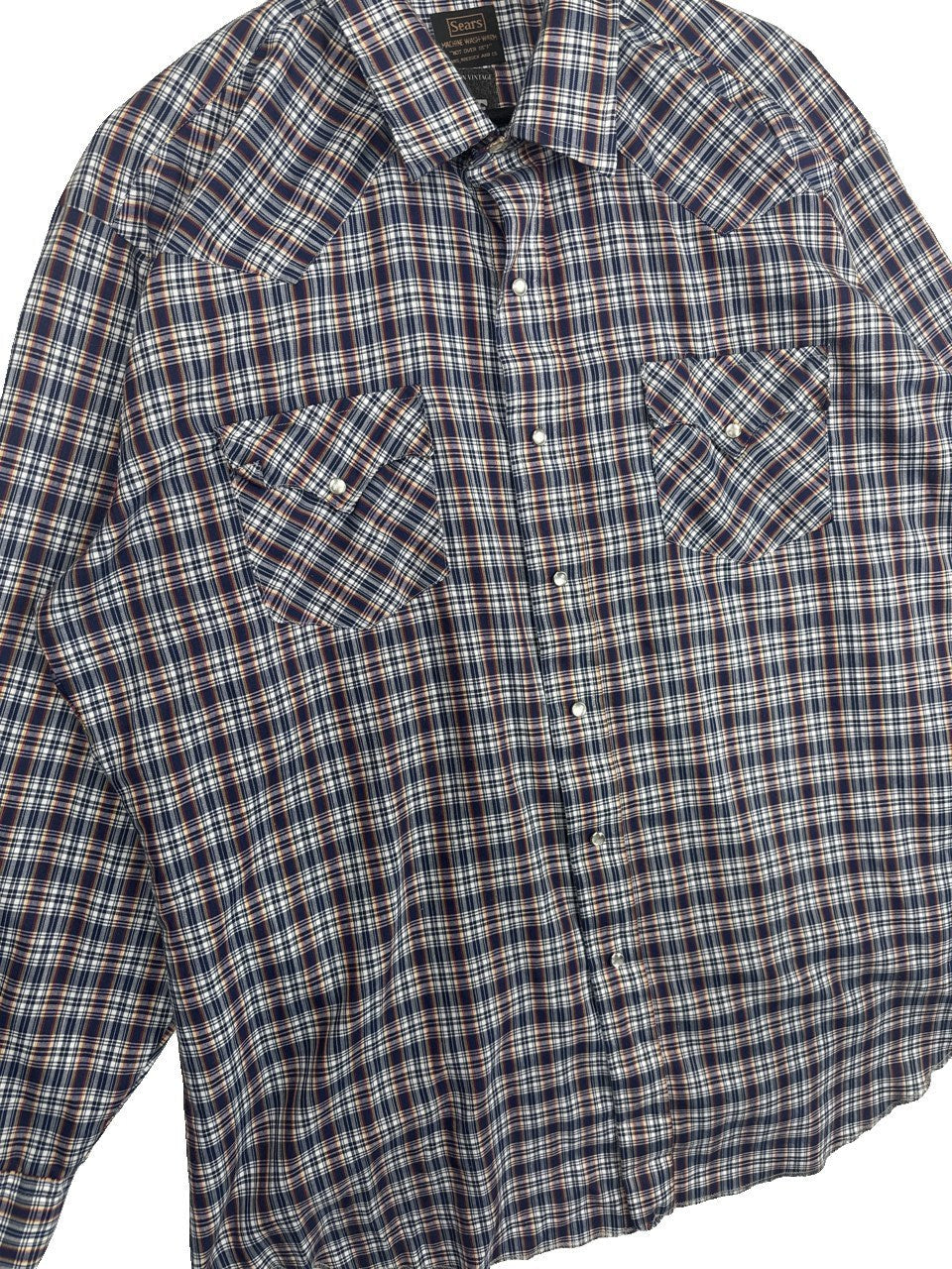 1970s Sears Button Up Shirt