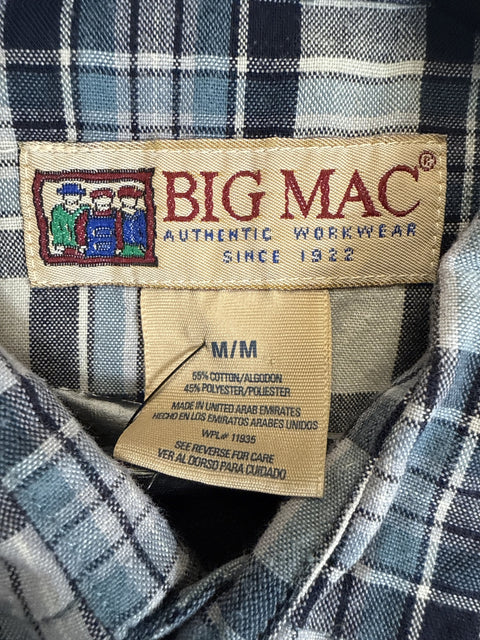 Big Mac Plaid Button Up Shirt