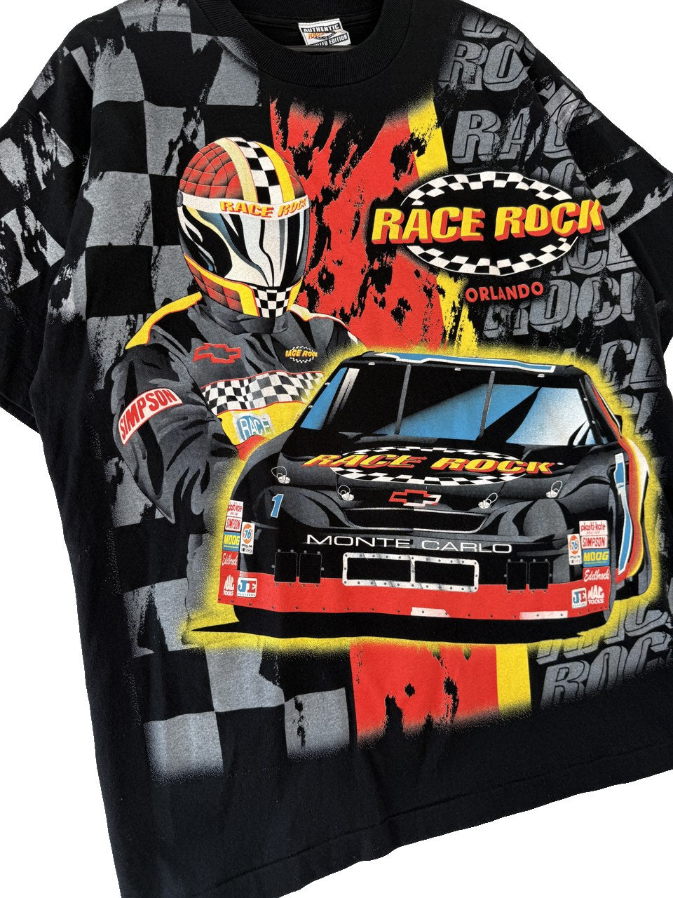 Y2K Race Rock Graphic T-Shirt