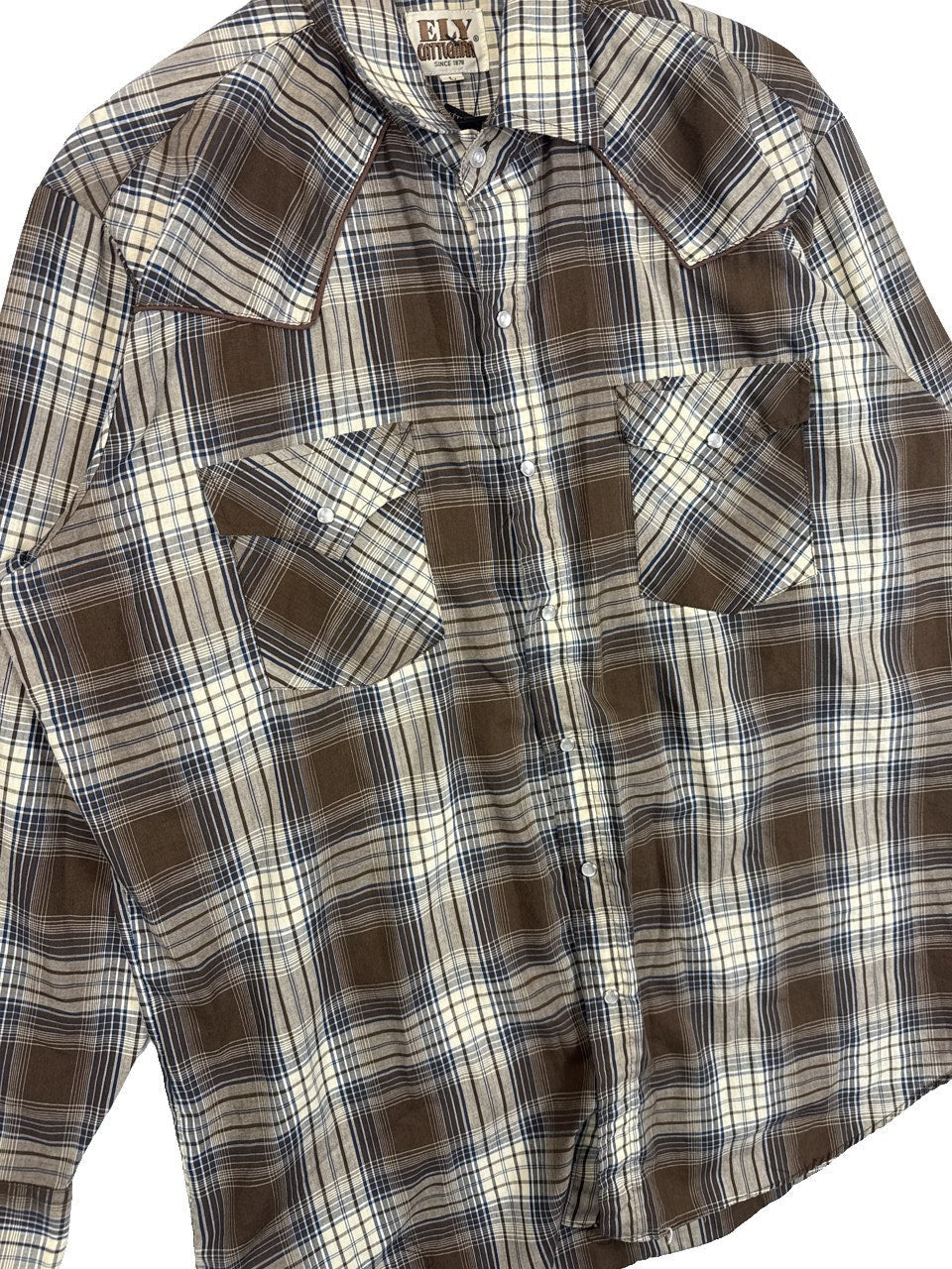 L ELY CATTLEMAN Button Up Shirt