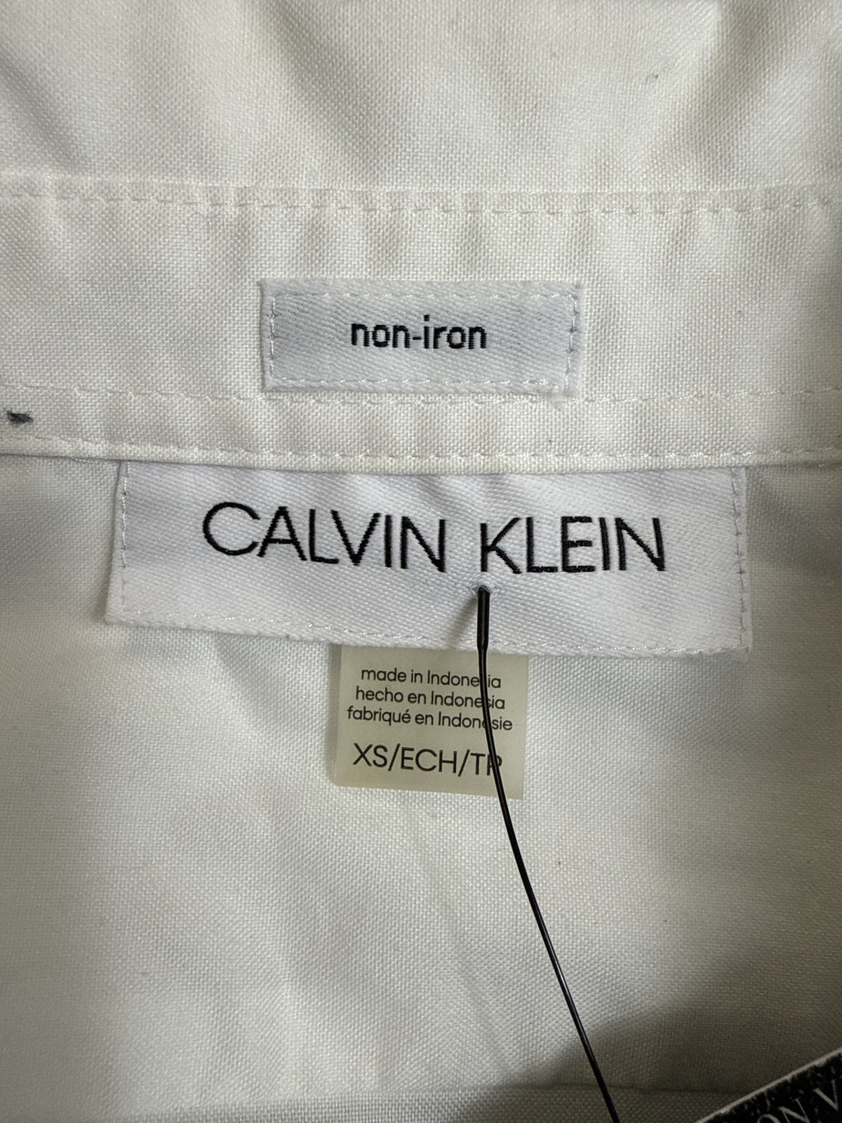 Button Up Shirt Calvin Klein White