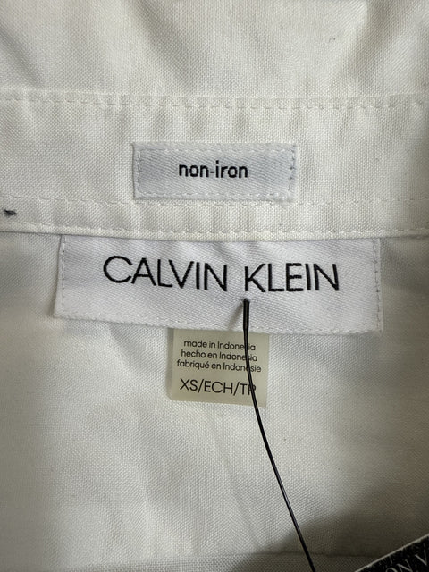 Button Up Shirt Calvin Klein White
