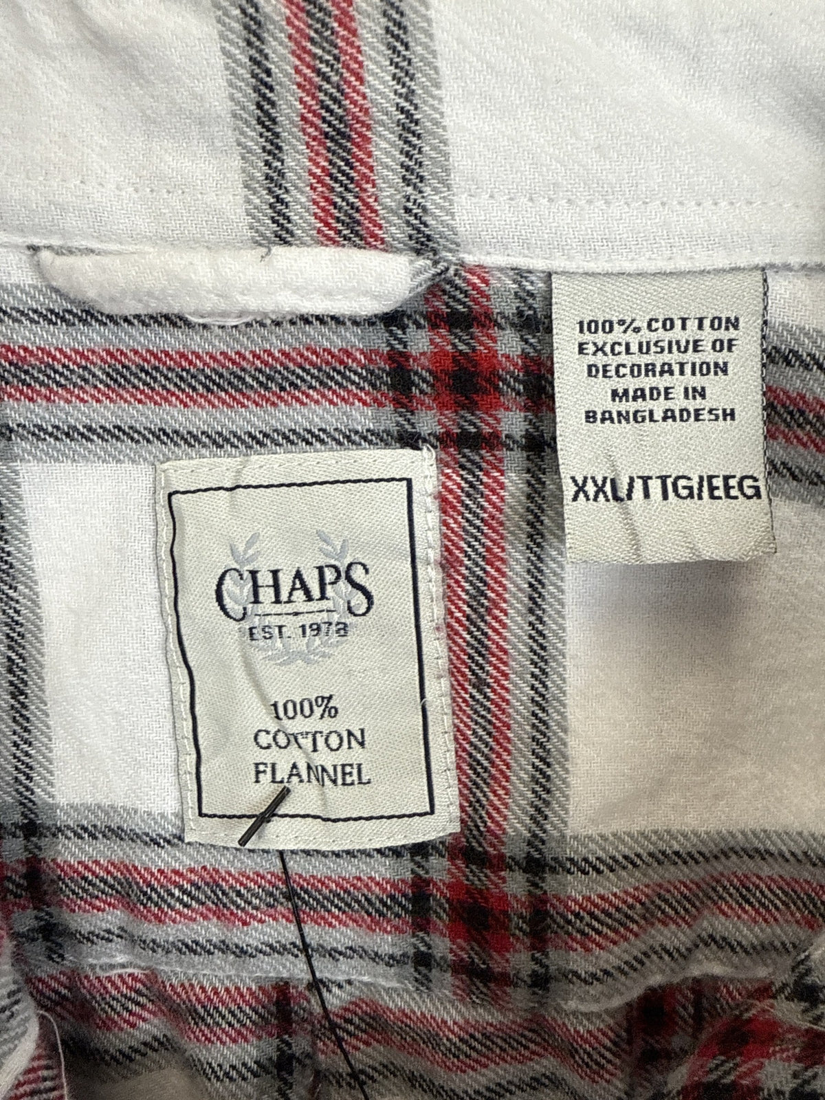 Chaps Plaid Button Up Shirt