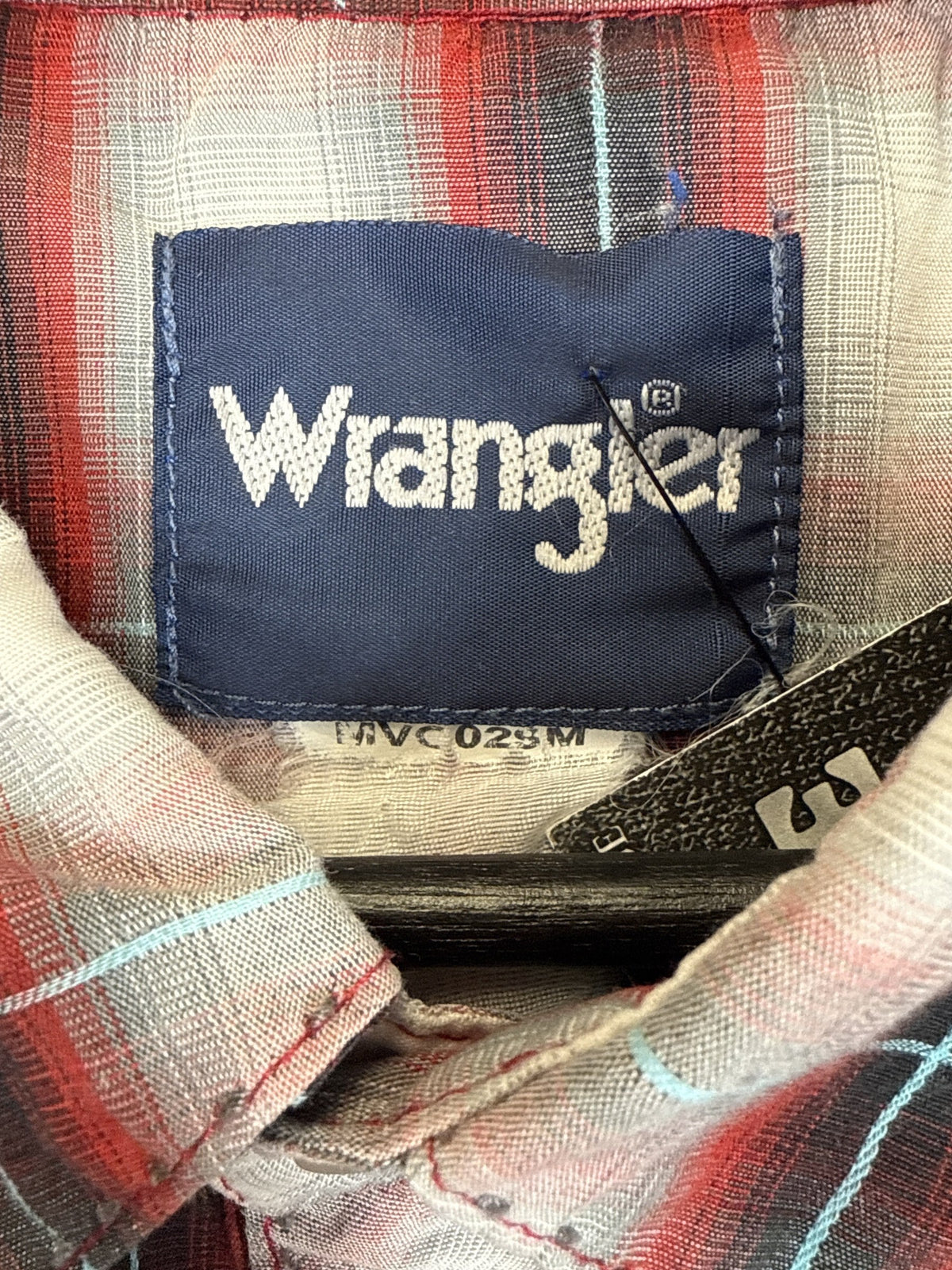 Wrangler Plaid Button Up Shirt