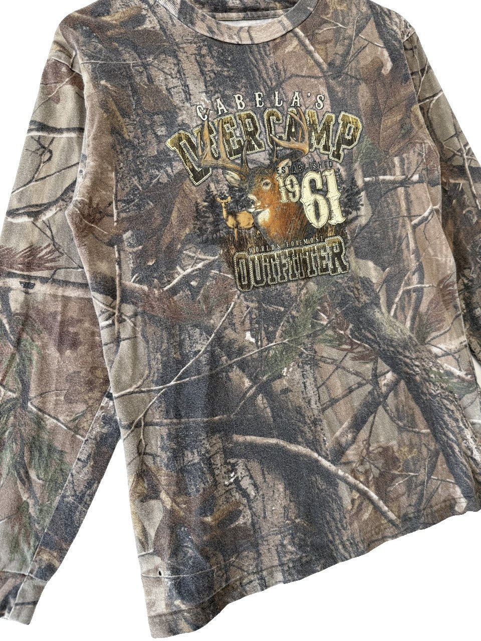 2010s Cabela's Camo Long Sleeve Tee