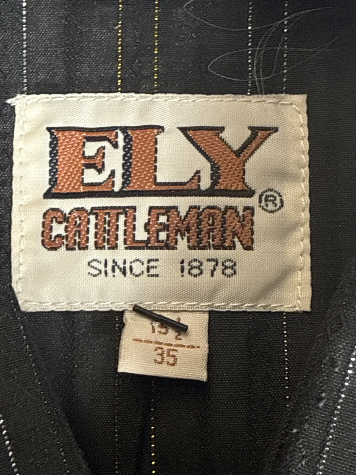 Vintage Ely Cattleman Button Up Shirt
