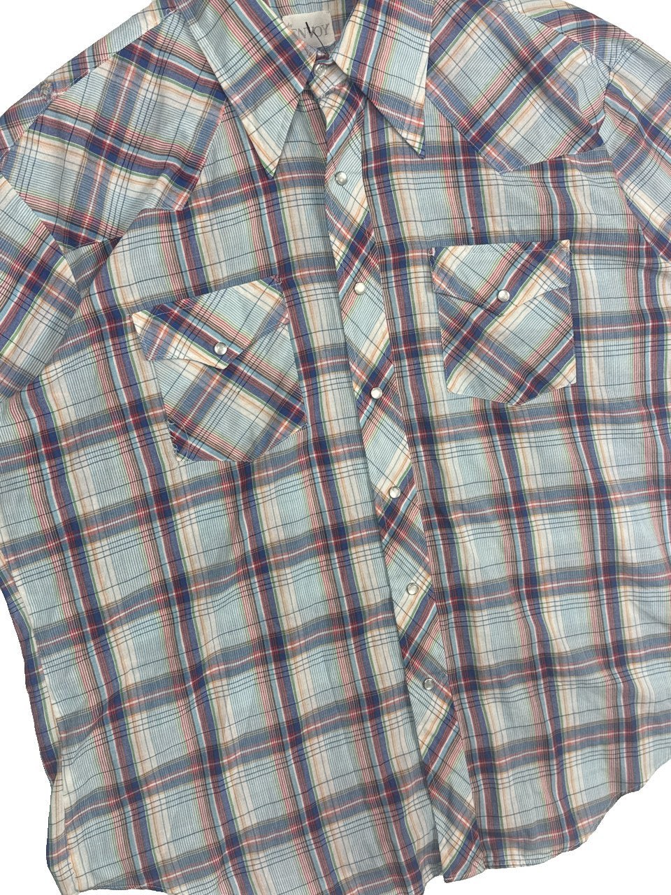 Nova Plaid Button-Up Shirt