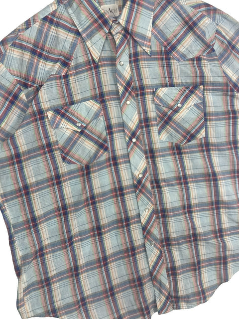 Nova Plaid Button-Up Shirt