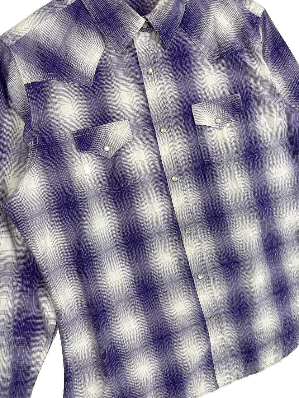 Wrangler Plaid Button Up Shirt
